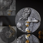 2 ounce silver Camerron 2023 Antique Finish - CHRONOS God...