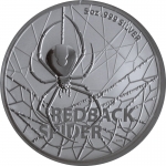 5 ounce silver Australia 2021 BU - RED BACK SPIDER -...