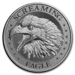 2 oz UHR ULtra High Relief Silver Round - Screaming...