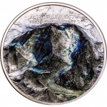 2 ounce silver Cook Islands 2023 Proof - MOUNT EVEREST...