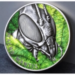 2 Ounce Silver Niue 2022 - PRAYING MANTIS - 1st issue -...