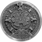 2 oz Silver South Korea 2022 - The Aztec Sun Stone -...