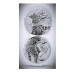 2 x 1 Unze Silber Germania Mint - FENRIR - Wolf der...