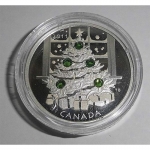 2011 Canada 1 oz Silver $20 Crystal Snowflake (Christmas...
