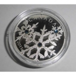2011 Canada 1 oz Silver $20 Crystal Snowflake (Montana)