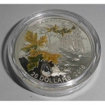 Fine Silver Coin - Jewel of the Rain Bigleaf  (2016) 20 CAD