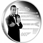 2021 Tuvalu 1 oz Silver James Bond 007 Legacy-Serie 1 AUD Sean Connery Proof