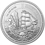 2022 Solomon Islands 1 oz Silver $2  Pirate Queens (3.) -...