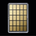 25 x 1 gram Heimerle + Meule Gold Bar UnityBar 999,9 Fine
