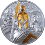 3 Ounce Silver Cook Islands 2023 Proof - SPARTA - The...