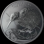 5 Oz Kiwi 2020 Silver Okarito Kiwi (Apteryx Rowi) New...