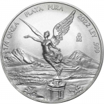 1/4 Oz Silver Mexico Libertad 0,25 Onza 2022 BU - Presale Shipping in August !! Extrem Low Mintage 2022 !