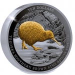 5 ounce Silver - Neuseeland 2023 - Kiwi Black Proof Ultra High Relief - 10 NZD