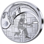 5 ounce silver France 50 Euro 2023 Proof - LACOSTE - Tennis Player - French Excellence