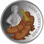 70 Years Currywurst Silver 2019 Berlin Mint in coincard