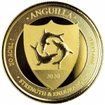 Anguilla, 10 Dollar, Coat of Arms (3) EC8 1 Unze Gold, 1...