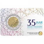 Belgien 2 Euro - ERASMUS PROGRAMM - 2022 BU Coin Card -...