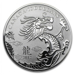 2012 Canada 1/2 oz Silver $10 Year of the Dragon (w/COA)