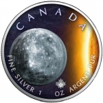 5 CAD Canada 1 Oz Silver Solar System (2) - Mercury 2022...