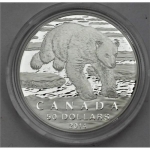 2014 $50 for $50 Polar Bear - Pure Silver Coin Canada
