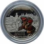 NAPOLEON Great Battles Commanders Silver Coin 5$ Cook Islands 2009