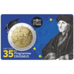 France  2 Euro Erasmus Programme 2022 BU - Coin Card