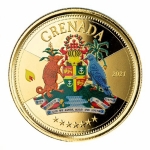 Grenada, 10 Dollar, Coat of Arms  (4) 2021  EC8 1 Unze...