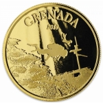 2018 Grenada 1 oz Gold Diving Paradise (01)  EC8