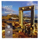 Coinset Greece 2021 Naxos KMS BU 3,88 Euro