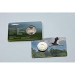 Latvia 2 Euro Black Stork Program 2015 Coincard