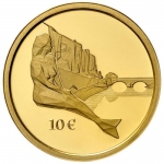 Luxemburg 10 Euro 2021 PP 1/10 Oz Gold Kulturelle Geschichte Luxemburgs - Melusina Proof sehr selten