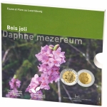 Luxemburg 5 Euro 2022 Proof - DAPHNE - ECHTER SEIDELBAST - Daphne mezereum - Flora & Fauna - Coin Card