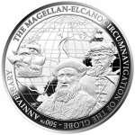 Malta 10 Euro Silver - Magellan-Elcano Circumnavigation -...