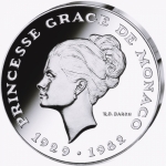 Monaco 10 Francs 1982 Prinzessin Grace von Monaco Proof