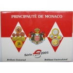 Monaco Coinset 2001 BU verry rare