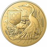 NEW* 1 Oz Gold Australia 2023 BU - Australia?s Coat of...
