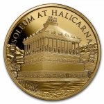 NEW* 1 Unze Gold Round 7 Wonders of the World: Mausoleum at Halicarnassus
