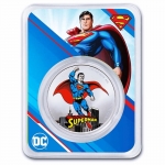 NEU* 1 ounce silver Samoa 2023 BU Color COIN CARD - TEP - SUPERMAN - 5 $ - DC Comics Issue 3
