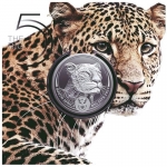 NEW* 1 Ounce Silver South African 2023 BU - LEOPARD - Big Five Serie II - Coin Card
