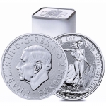 1 Ounce Silver UK United Kingdom 2023 BU - Britannia KING...