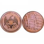 NEW* 1 ounce Copper Round USA - VINTAGE EAGLE + US FLAG
