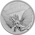 NEW* 1 ounce silver Niue 2023 BU - KING GHIDORAH -...