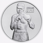 NEW* 1 ounce silver Niue 2023 BU - MUHAMMAD ALI Cassius...