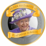 2022 $1 Queen Elizabeth II. - Platinum Jubilee 70 years...