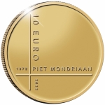 Niederlande 10 Euro Gold 2022 - Piet Mondriaan - 2022 Proof