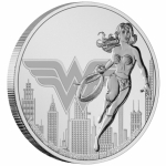 2021 Niue 1 oz Silver $2 DC Comics (2.) - Wonder Woman  BU