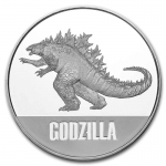 2021 Niue 1 oz Silver $2 Godzilla Coin BU Godzilla vs Kong 