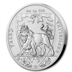 2020 Niue 1 oz Silver Czech Lion BU