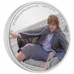 Niue Islands 2 Dollar Der Herr der Ringe - Classic (6.) - Samweis Gamdschie 1 Unze Silber , 1 oz, 2021