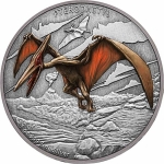 2020 Niue Dinosaurs - Pterodactyl 1oz Silver Coin